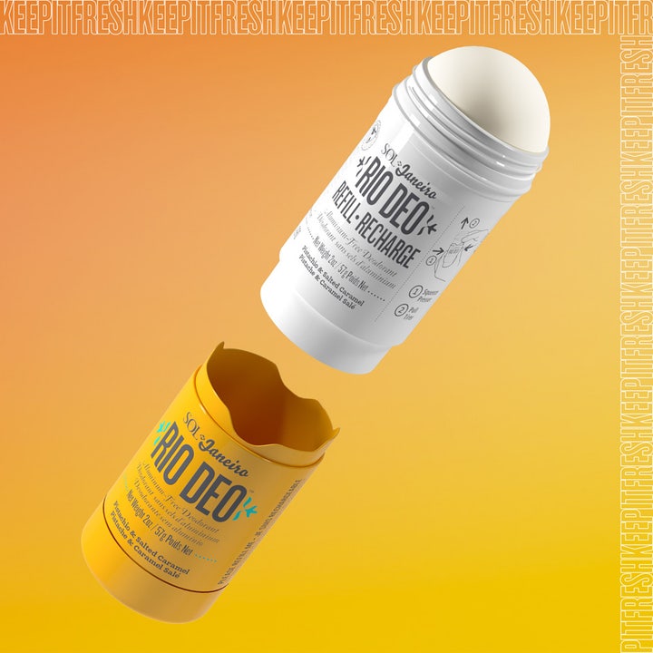 Sol de Janeiro Rio Deo 62 Deodorant Refill 57 ml aluminiumfri deodorant som settes i gul beholder