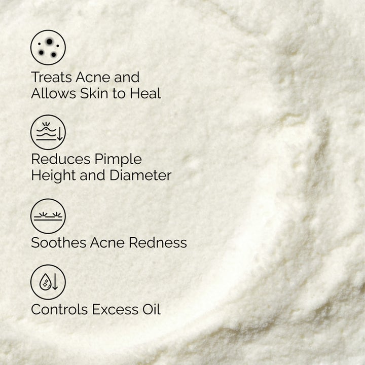 The Ordinary Sulfur 10% Powder-To-Cream Concentrate 5 g spot treatment i hvitt pulver som demper rødhet og behandler akne