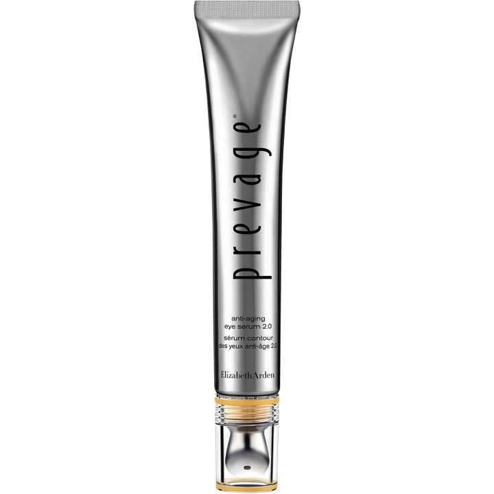 Elizabeth Arden Prevage Anti-aging Eye Serum 2.0 oppstrammende øyeserum i sølvfarget tube med kjølende metallapplikator