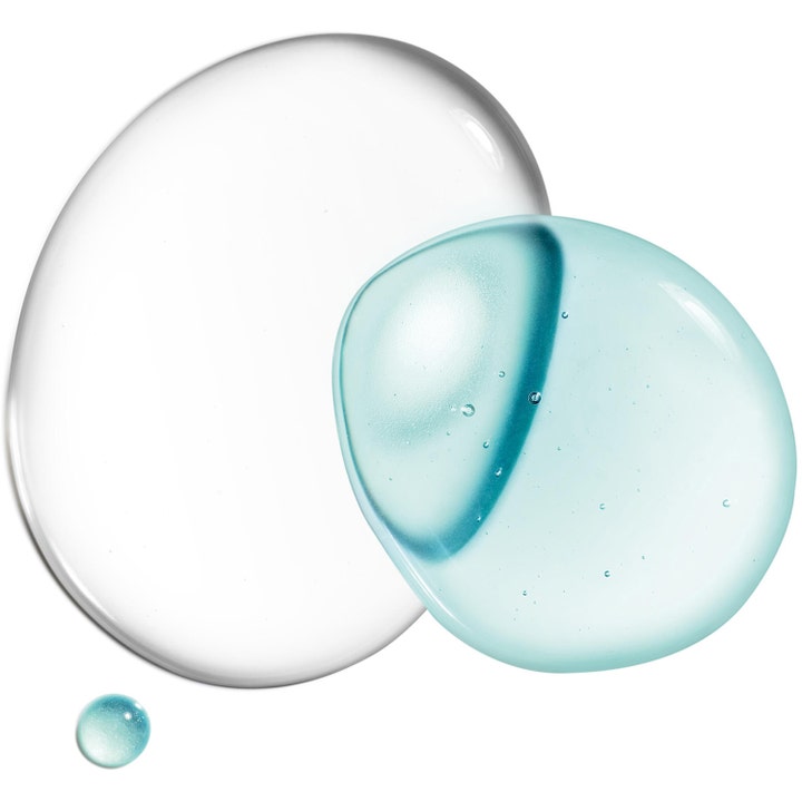 Clarins Instant Eye Make-Up Remover 125 ml sminkefjerner med en tofaset flytende tekstur i blått og klart