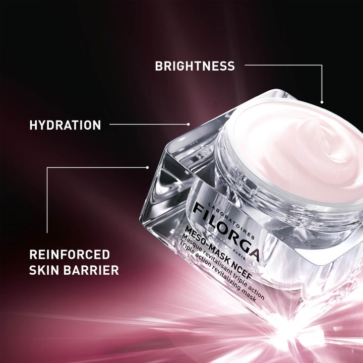 Filorga Meso-Mask NCEF 50 ml ansiktsmaske med lyserosa kremtekstur som gir hydration og brightness