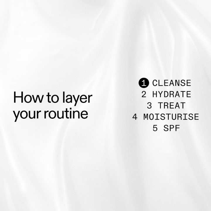 The INKEY List Hydrating Cream to Milk Cleanser 180 ml fuktighetsgivende ansiktsrens i hvit pumpeflaske med kremet tekstur