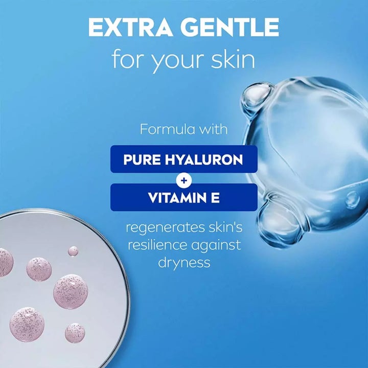 NIVEA Derma Control Restore Sensitive Shower 250 ml dusjsåpe med hyaluron og vitamin E som styrker huden