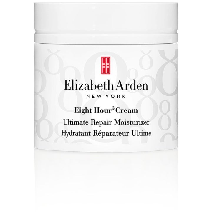 Elizabeth Arden Eight Hour Cream Ultimate Repair Moisturizer fuktighetskrem i hvit krukke med rød logo