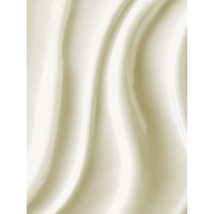 Biotherm Lait Solaire 400 ml fuktighetsgivende solkrem SPF30 med en myk hvit kremet tekstur i bølgemønster