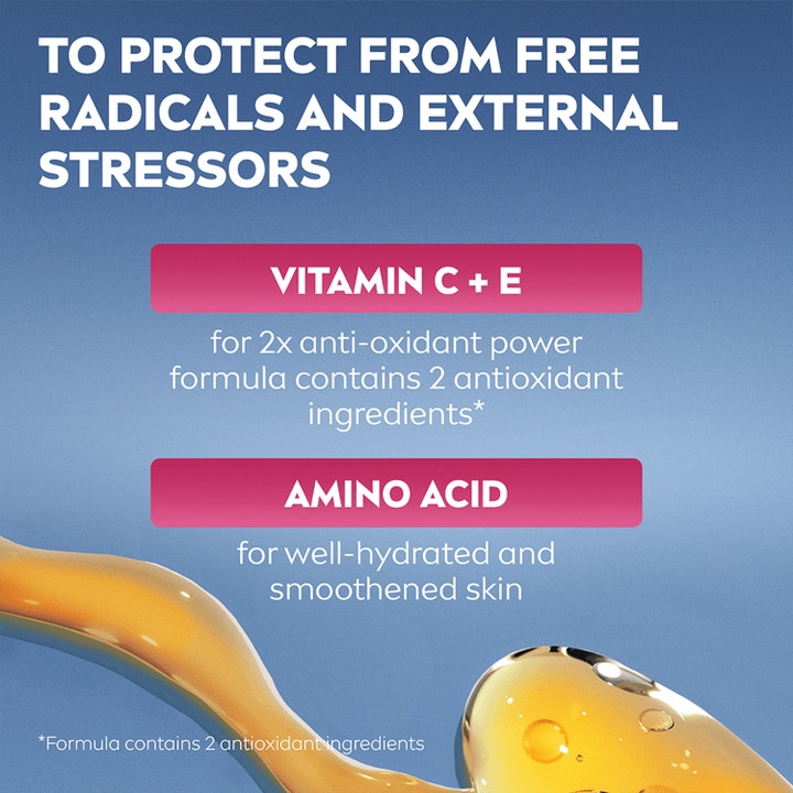 NIVEA Cellular Expert Filler Vitamin C Radiance 30 ml glødgivende serum med vitamin C og E i gyllen tekstur