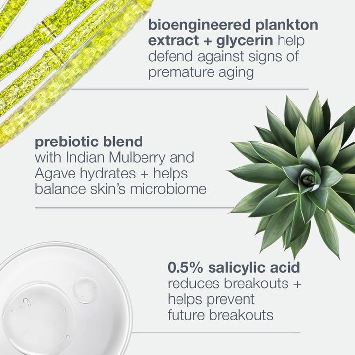 Dermalogica Breakout Biotic Moisturizer Duo fuktighetskrem med salisylsyre og agave som motvirker urenheter.