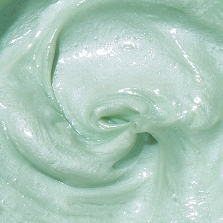 Mario Badescu Seaweed Night Cream 29 ml fuktighetsgivende nattkrem med lysegrønn og kremet tekstur i virvler