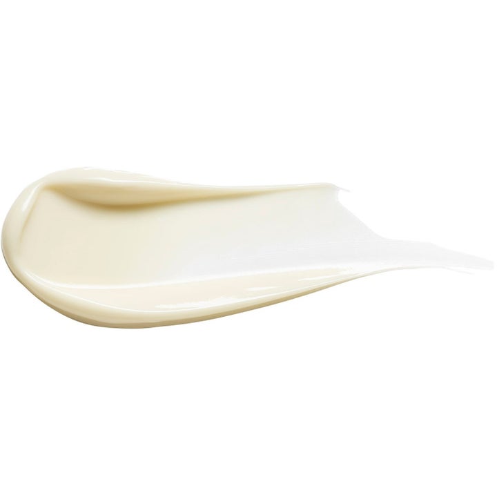 Origins Eye Reviver 30 ml oppfriskende øyekrem med en glatt og kremet teksturprøve i en lys beige nyanse
