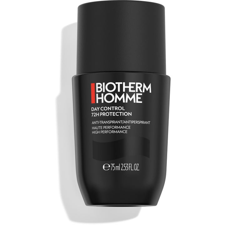 Biotherm Homme Day Control 72H Protection 75 ml antiperspirant som gir langvarig beskyttelse i matt sort flaske