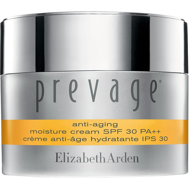 Elizabeth Arden Prevage Anti-Aging Moisture Cream SPF 30 50ml dagkrem i sølvfarget krukke