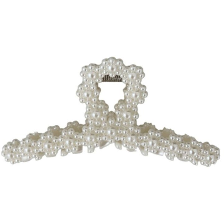 Vintage Pearl Hair Claw Looped