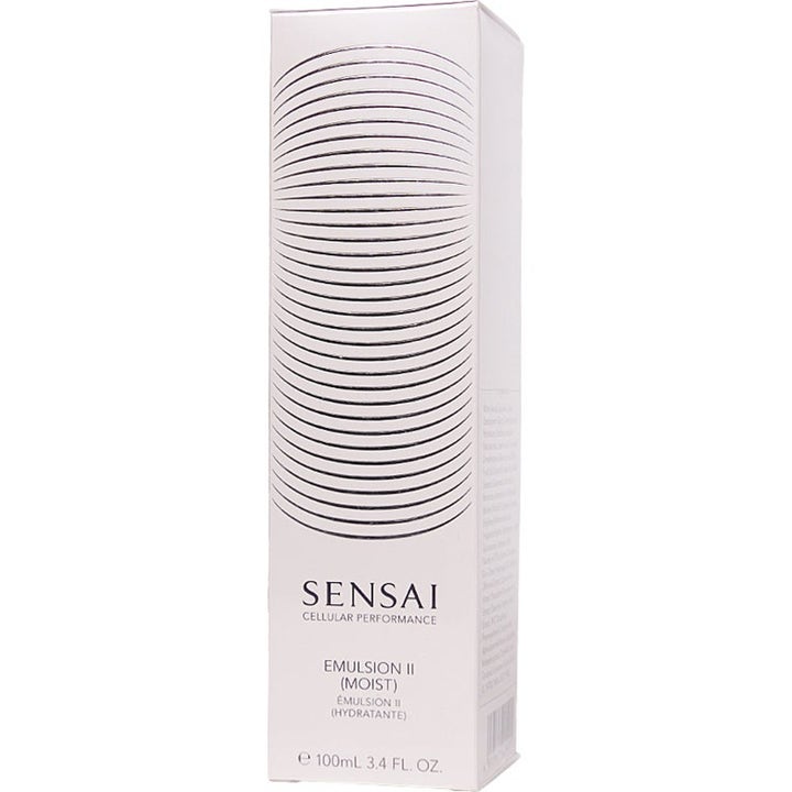 Sensai Cellular Performance Emulsion II Moist 100 ml fuktighetsgivende ansiktsemulsjon i hvit eske