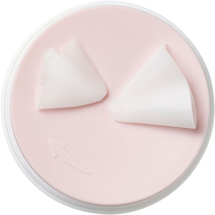 Mixsoon Collagen Cleansing Balm 50 ml reparerende ansiktsrens med fyldig hvit tekstur på et lyserosa lokk