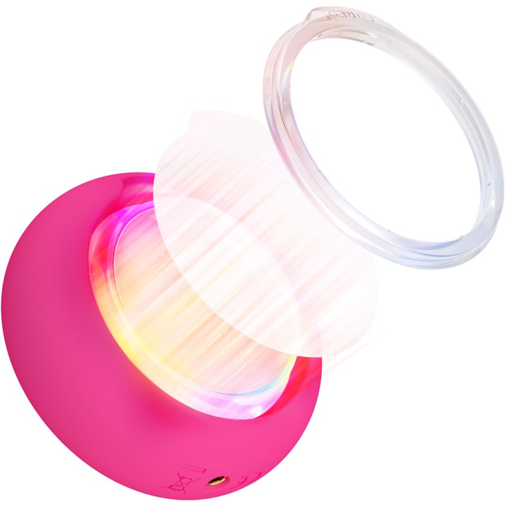 FOREO UFO™ 3 Fuchsia 1 stk ansiktsbehandling med LED-lys og avtakbar silikonring