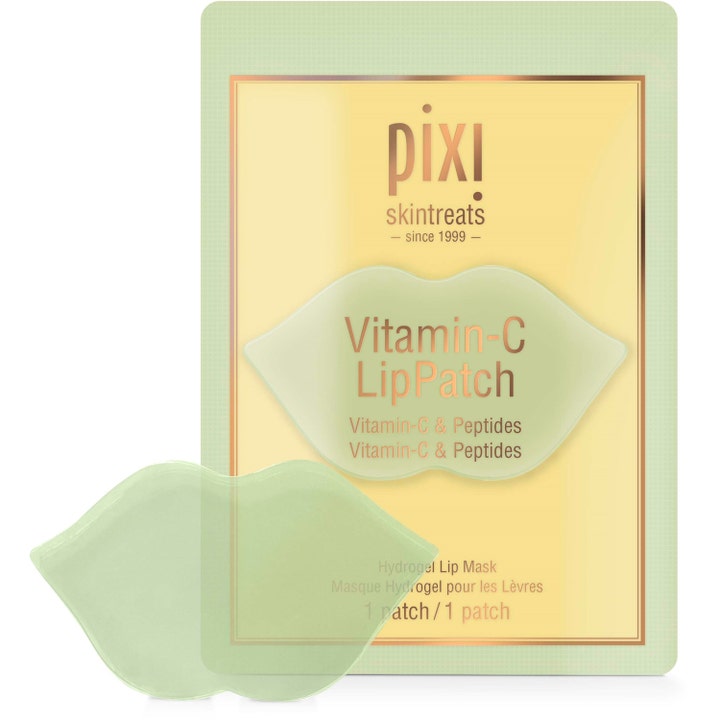 Pixi Vitamin-C LipPatch 1 stk opplysende leppemaske med vitamin C og grønn hydrogel-lapp