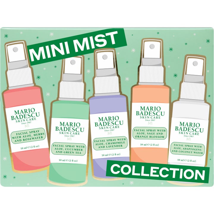Mario Badescu Mini Mist Collection 5x59 ml face mist gaveeske med fem fargerike sprayflasker som gir fuktighet