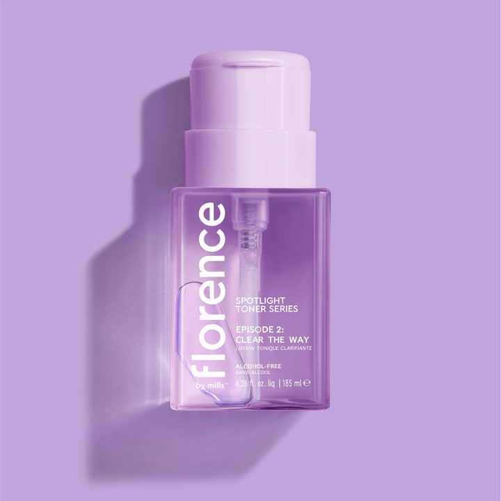 Florence by Mills Spotlight Toner Series 2 Clear The Way 185 ml alkoholfri toner i lilla gjennomsiktig pumpeflaske
