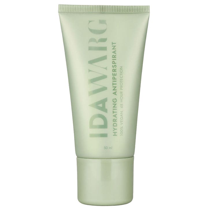 Ida Warg Hydrating Antiperspirant 50 ml fuktighetsgivende deodorant i lysegrønn tube som gir 48 timers beskyttelse.