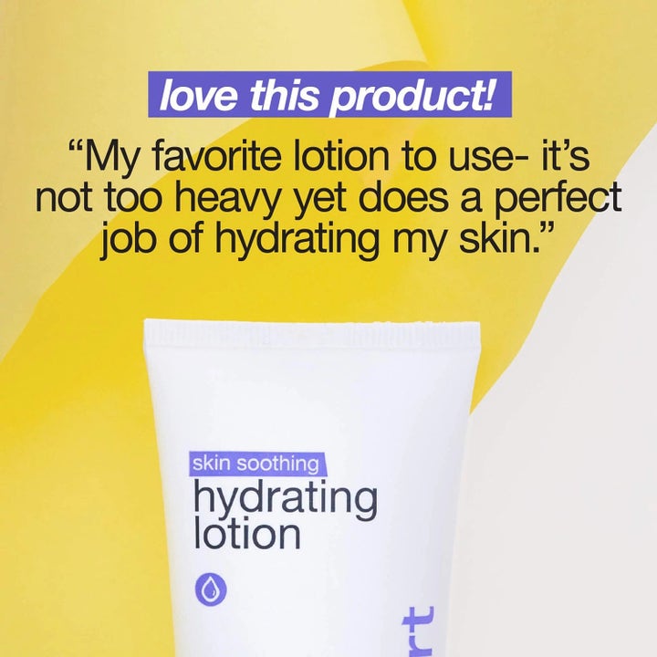 Dermalogica Skin Soothing Hydrating Lotion Duo beroligende ansiktskrem i hvit tube med sitat om god fuktighet.