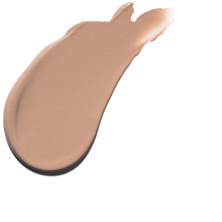 Erborian BB Eye Touche Parfaite 15 ml øyekrem vist som en kremet beige teksturprøve som jevner ut huden.