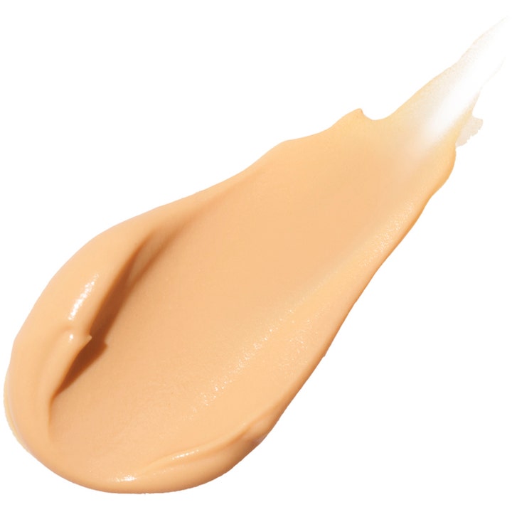 Ole Henriksen Truth Banana Bright Mineral Sunscreen SPF30 50 ml solkrem med glødgivende ferskenfarget tekstur