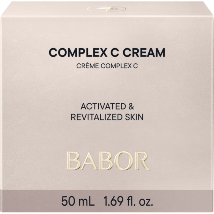 Babor Complex C Cream 50 ml vitaliserende ansiktskrem i hvit eske som gir huden ny energi og glød med vitamin C.