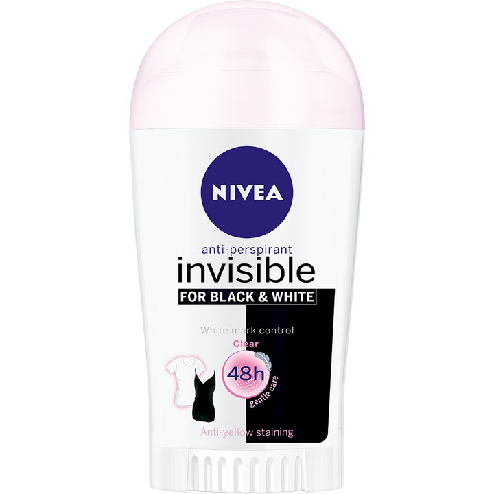Invisible Black & White Clear