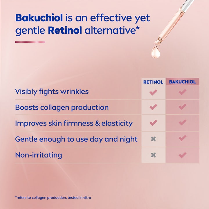 NIVEA Cellular Expert Lift Serum 30 ml rynkebehandling med bakuchiol som et mildt retinolalternativ.