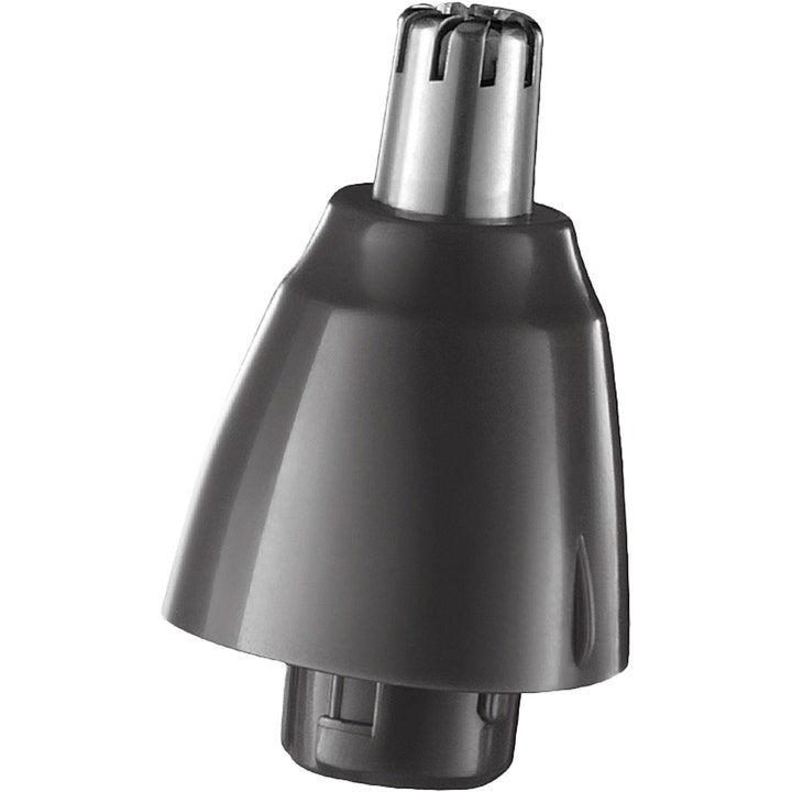 Remington Nose & Ear Trimmer NE3850 E51 1 stk nese- og øretrimmer med mørkegrått trimmehode og sølvfarget metalltupp