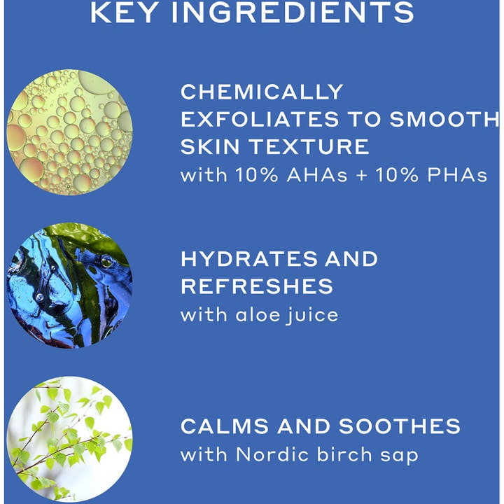 Ole Henriksen Dewtopia 20% Acid Night Treatment 30 ml nattserum med AHA PHA og bjørkesevje som eksfolierer og beroliger