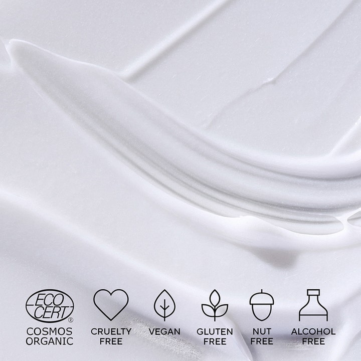 MÁDARA Retinol Alternative Day Cream 50 ml vegansk dagkrem med fyldig hvit tekstur og økologisk sertifisering