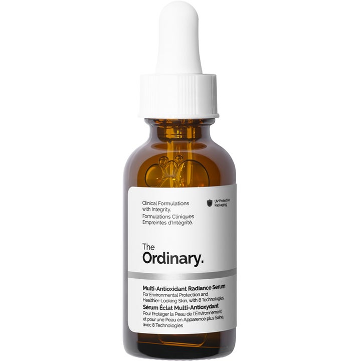 The Ordinary Multi-Antioxidant Radiance Serum 30ml gir glød i en brun glassflaske med hvit pipette