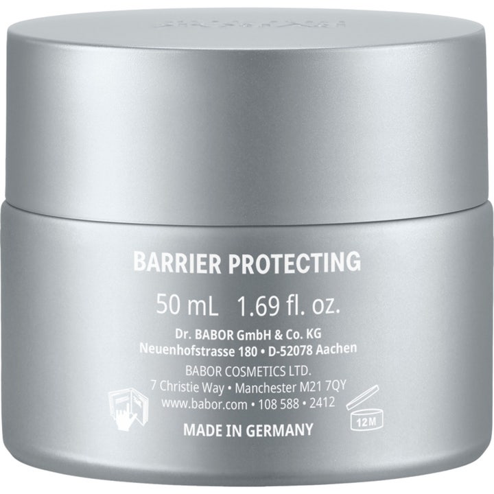 Doctor Babor The Cure Cream 50 ml regenererende ansiktskrem i sølvfarget boks med 15% biogen planteekstrakt.