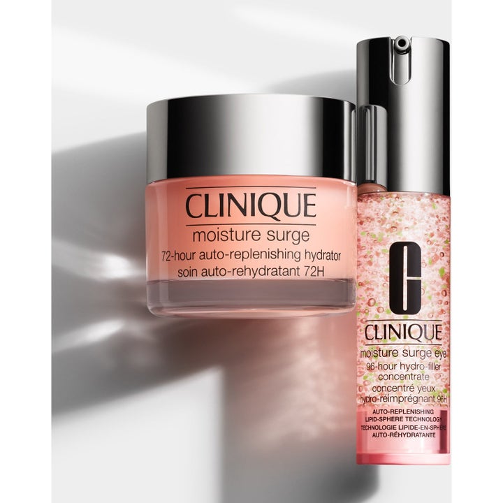 Clinique Total Eye Care 30 ml fuktighetsgivende hudpleie med rosa ansiktskrem og øyekonsentrat med små kuler