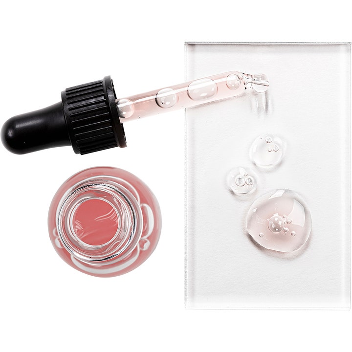 Avant Skincare Rose Radiance & Anti-ageing Hyaluronic Eye Serum 15 ml øyeserum med rosa dråper og glasspipette