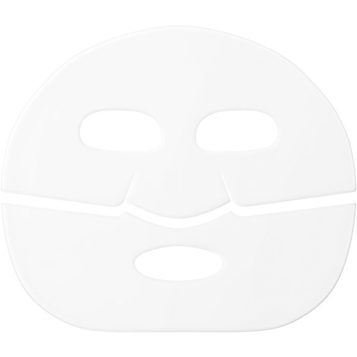 Dr.Jart+ Hydro Firming Mask 30 g oppstrammende ansiktsmaske vist som en hvit to-delt hydrogelmaske.