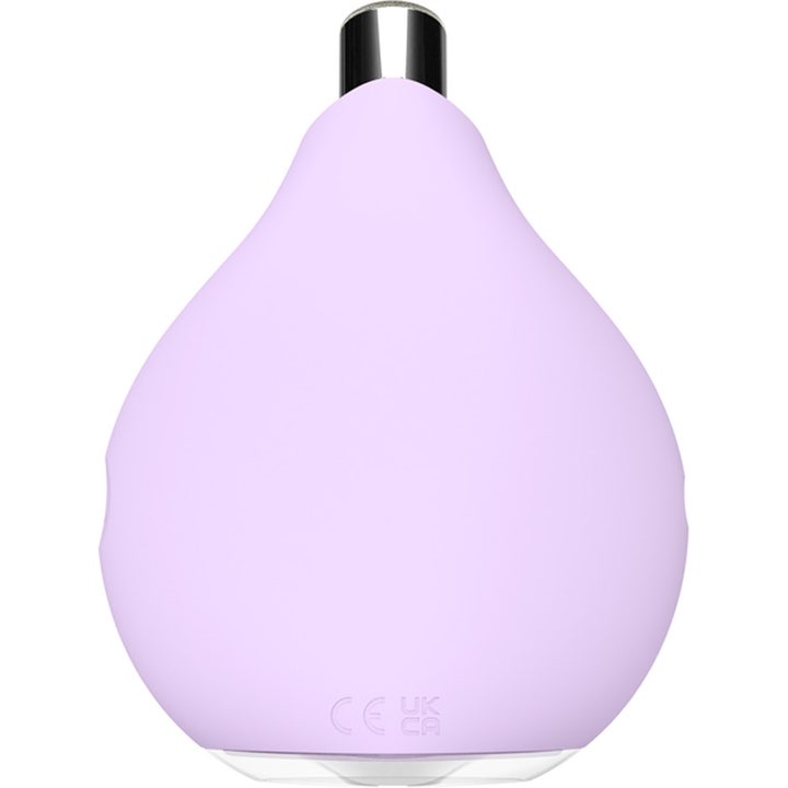 FOREO KIWI Derma Facial Cleanser 1 stk beauty tech for dyp pore-rens i lilla pæreformet design med sølvtupp.