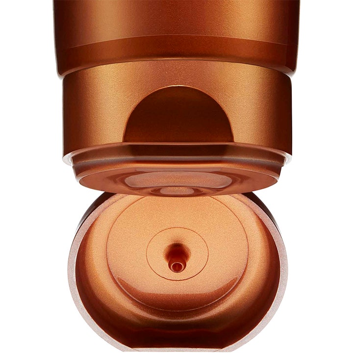 Clarins Self Tanning Instant Gel 125 ml selvbruning for naturlig glød viser åpen flippkork på den bronsefargede tuben.