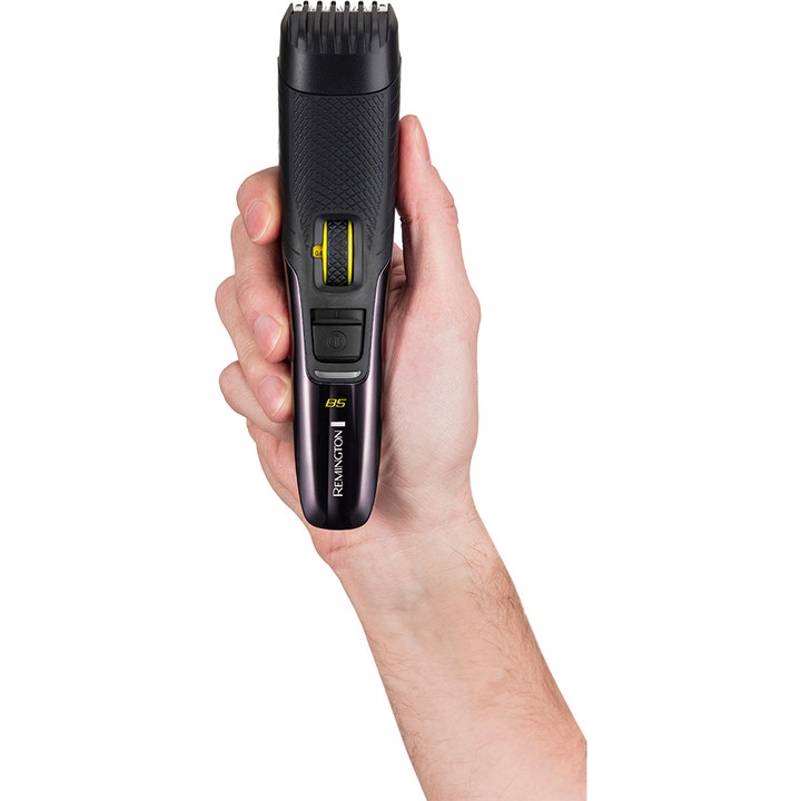 Remington MB5000 Style Series B5 1 stk skjeggtrimmer som gir presis barbering holdt i en hånd med synlig zoom-hjul