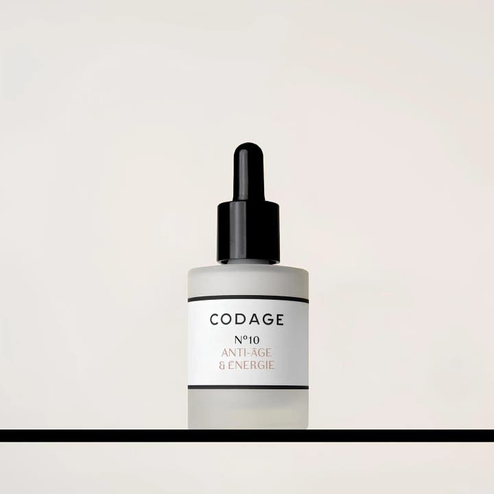 Codage Paris The Eye Serum N°10 15 ml øyeserum mot aldringstegn i frostet glassflaske med svart pipette