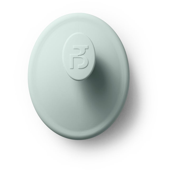 Bodyologist Body Brush Stimulating Massage Brush 1 stk eksfolierende massasjebørste i lysegrønn silikon med logo