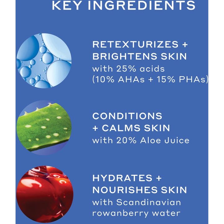 Ole Henriksen Dewtopia 25% Acid Flash Facial 50 ml serum med syrer, aloe juice og rogn som gir glød og fornyer huden.