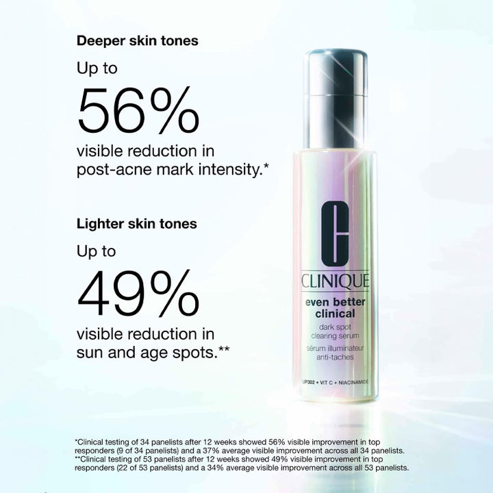 Clinique Even Better Dark Spot Clearing Serum 50 ml serum mot pigmentflekker i iriserende flaske med kliniske resultater