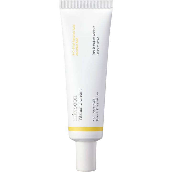 mixsoon Vitamin C Cream 30 ml glødgivende ansiktskrem i hvit tube med gule detaljer