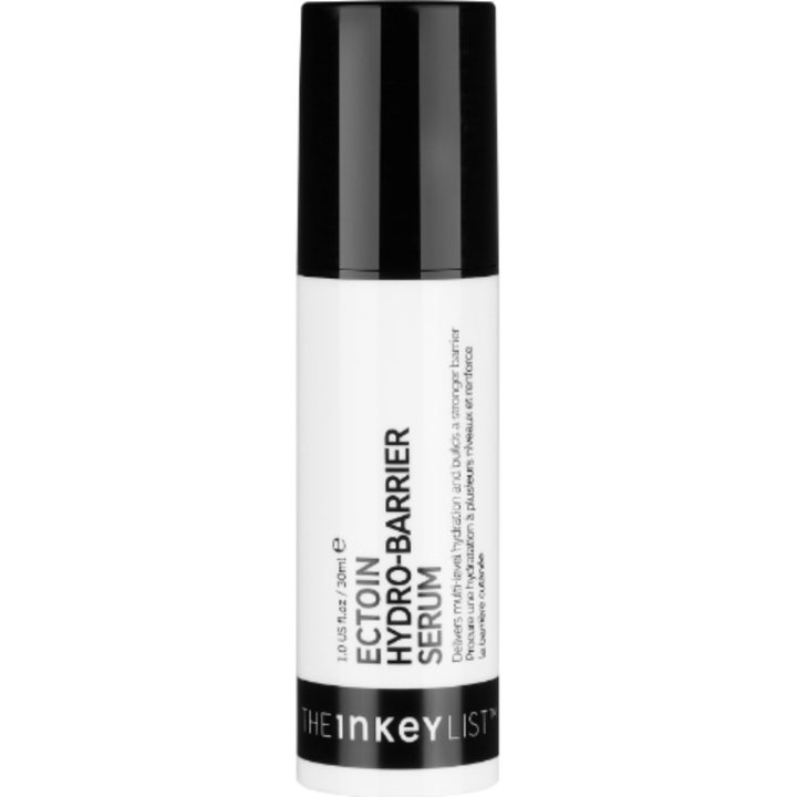The INKEY List Ectoin Hydro-Barrier Serum 30 ml fuktighetsserum i hvit flaske med svart kork som styrker huden.