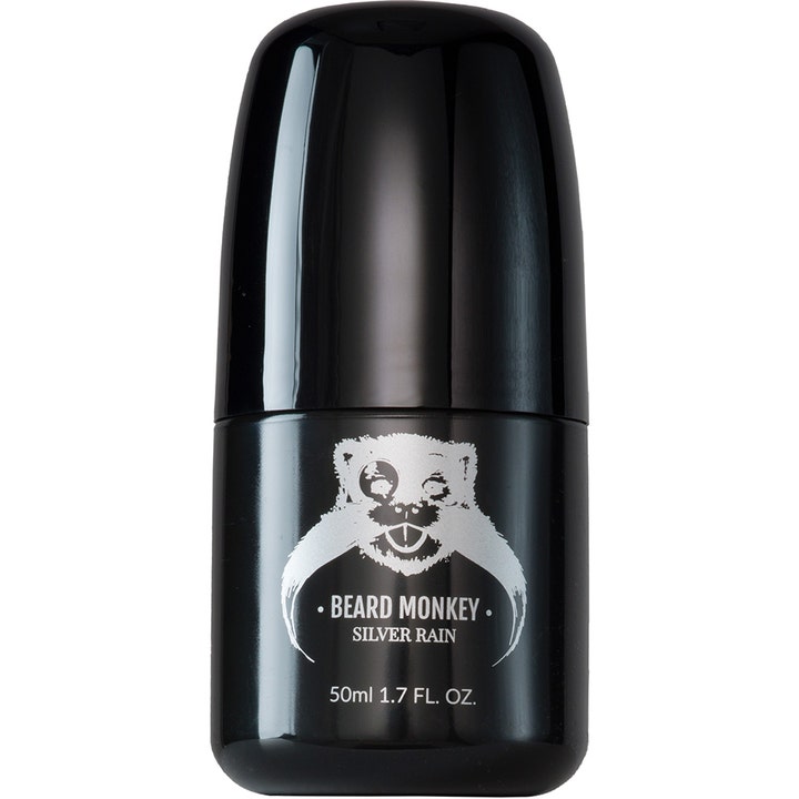 Beard Monkey Silver Rain 50ml deodorant gir langvarig friskhet i en svart glanset flaske med sølvlogo