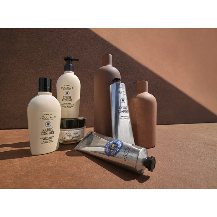 L'Occitane en Provence Shea Butter Hand Cream 150 ml fuktighetsgivende håndkrem i sølvtube blant Karité-produkter