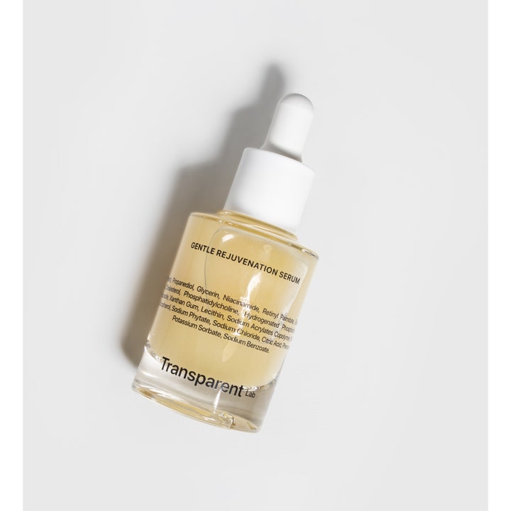 Niche Beauty Lab Transparent Lab Gentle Rejuvenation Serum 30 ml i glassflaske med hvit pipett