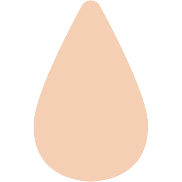 Starskin Stocking Spray Color 10 100 ml selvbruning i dråpeformet fargeprøve med en lys beige nyanse